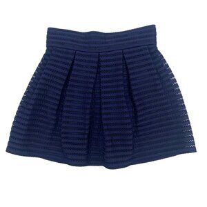Freestyle Revolution Juniors Size M Punk Party Skirt Eyelet Navy Blue NWT
